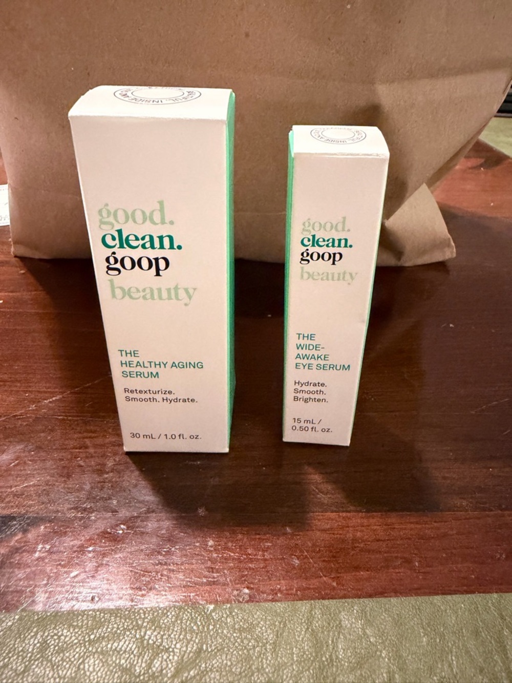Mint Green Skincare Serum Box - Vegan Cruelty-Free